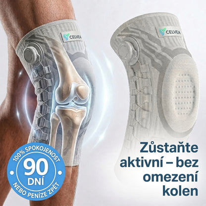 CELVEA Kolenní bandaž s přesným otočným kolečkem
