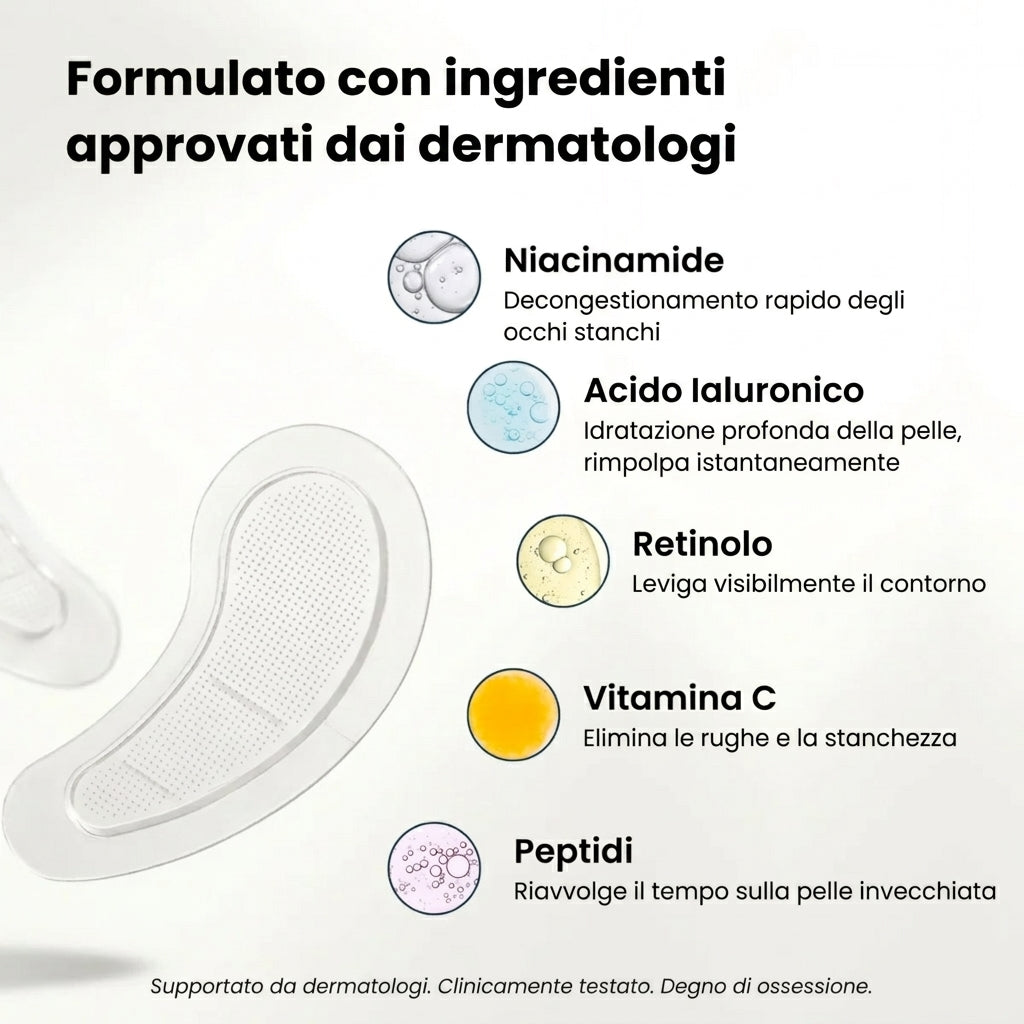 microneedle eye mask hyaluronic acid patch