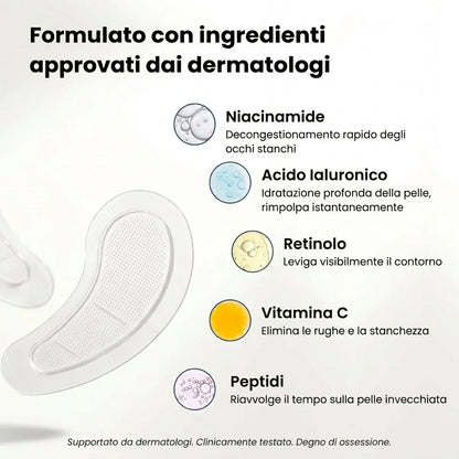 microneedle eye mask hyaluronic acid patch