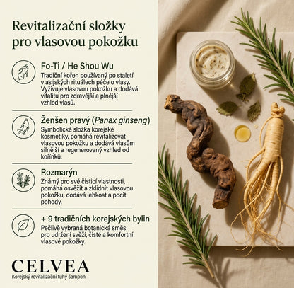 Korejský tuhý šampon proti vypadávání vlasů