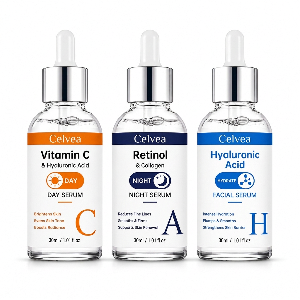 Celvea Skincare trio