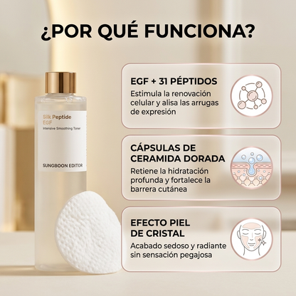 Celvea EGF Tox Toner | Tónico antiarrugas y reafirmante | K-Beauty