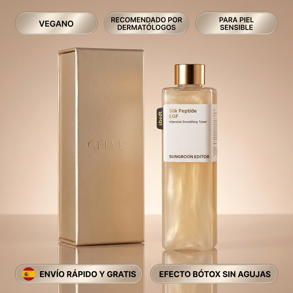 Celvea EGF Tox Toner | Tónico antiarrugas y reafirmante | K-Beauty